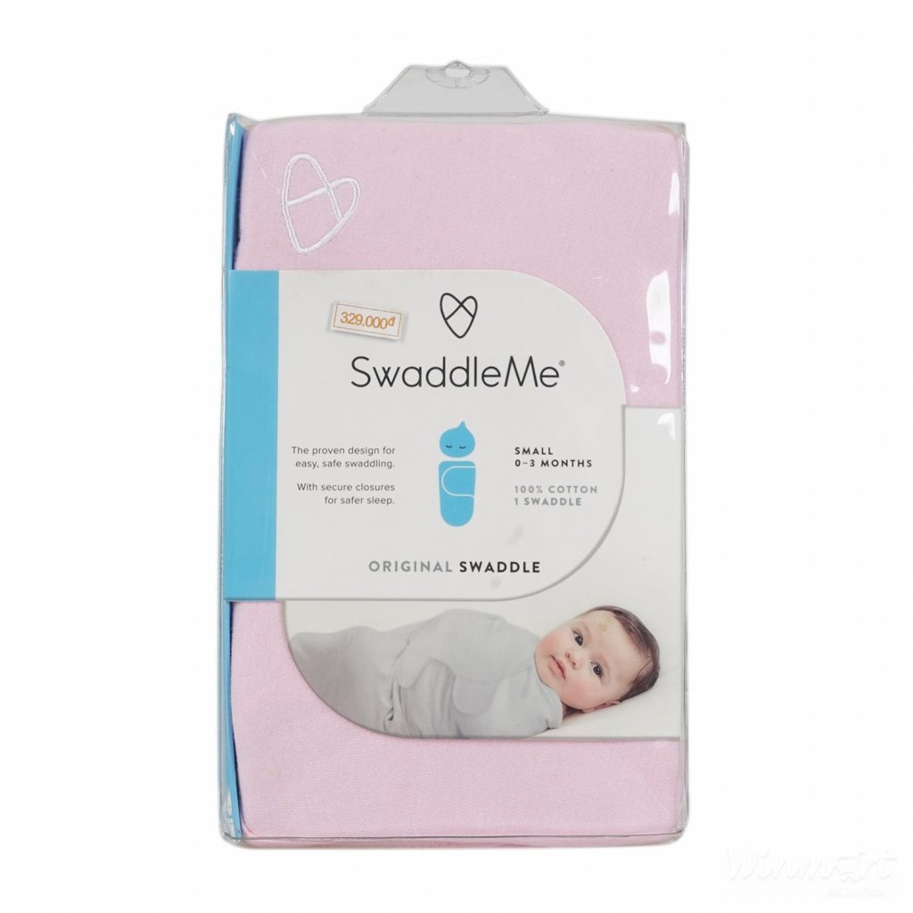 Chăn quấn SwaddleMe màu hồng size S và size M Trang TMĐT WinMart